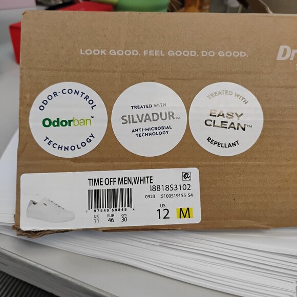 Dr. Scholl’s Men’s Clean Slate Sneaker – White Classic Comfort - Picture 6 of 7